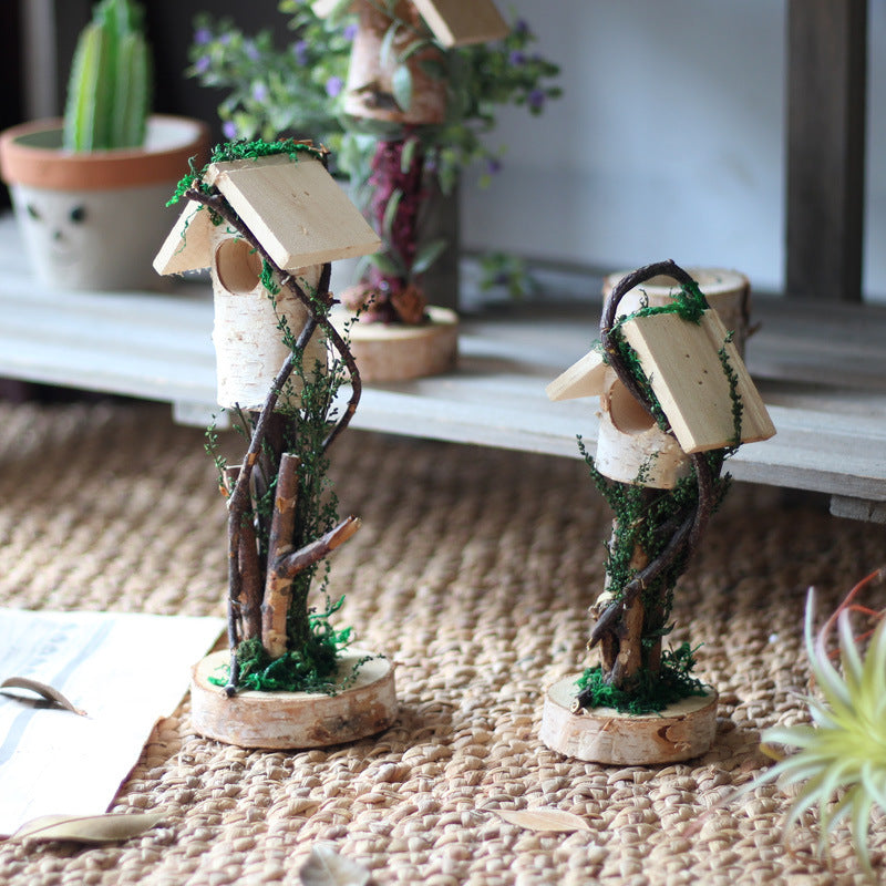 Decorative Birdhouse made of Wood Stornfield