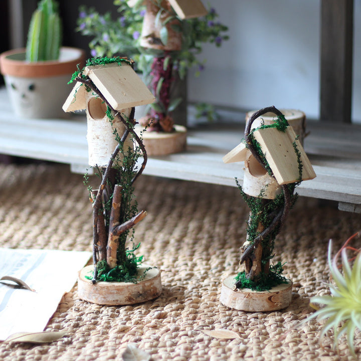 Decorative Birdhouse made of Wood Stornfield