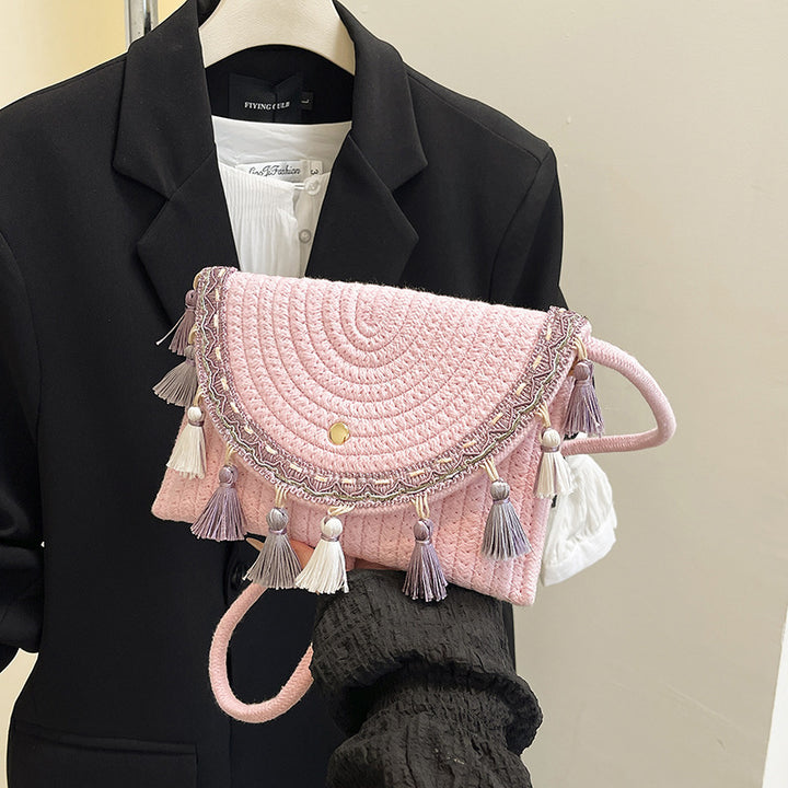 Bohemian Woven Clutch Bag Stornfield