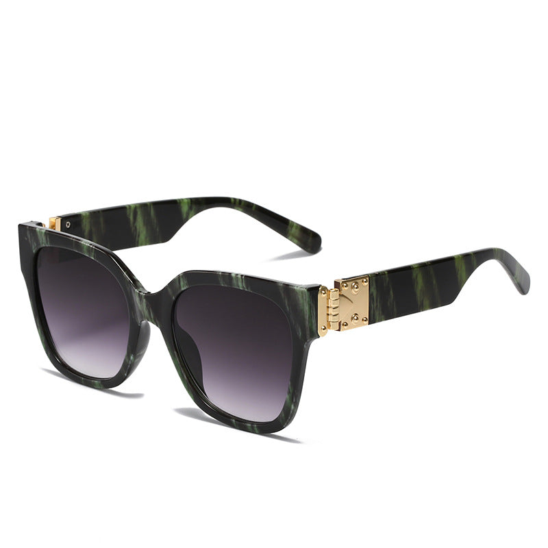 Women's elegant oversized sunglasses with luxurious metal accent Stornfield