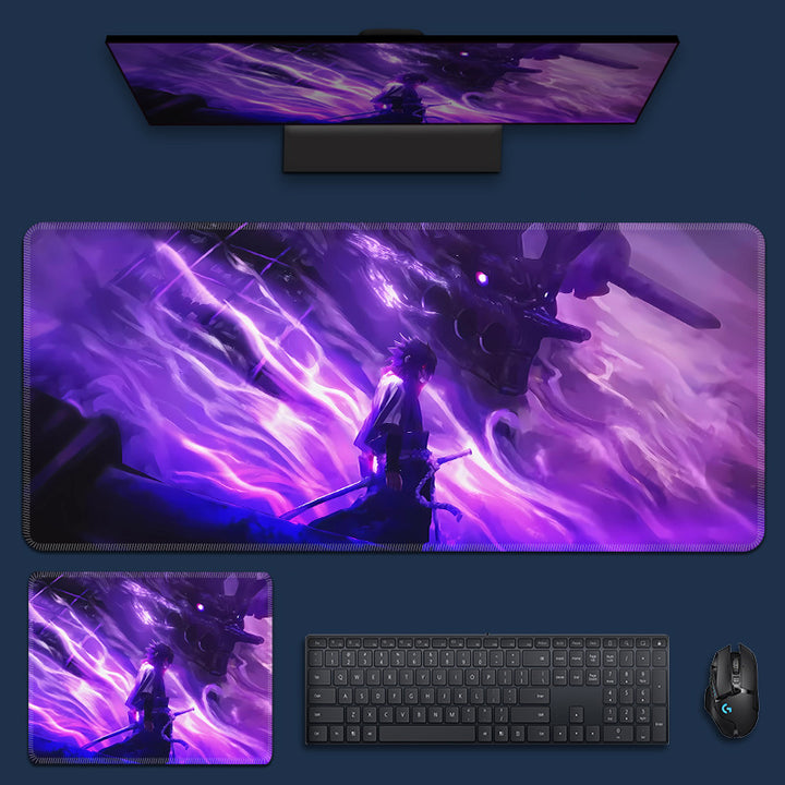 Anime-Themed Gaming Mouse Pad Set
