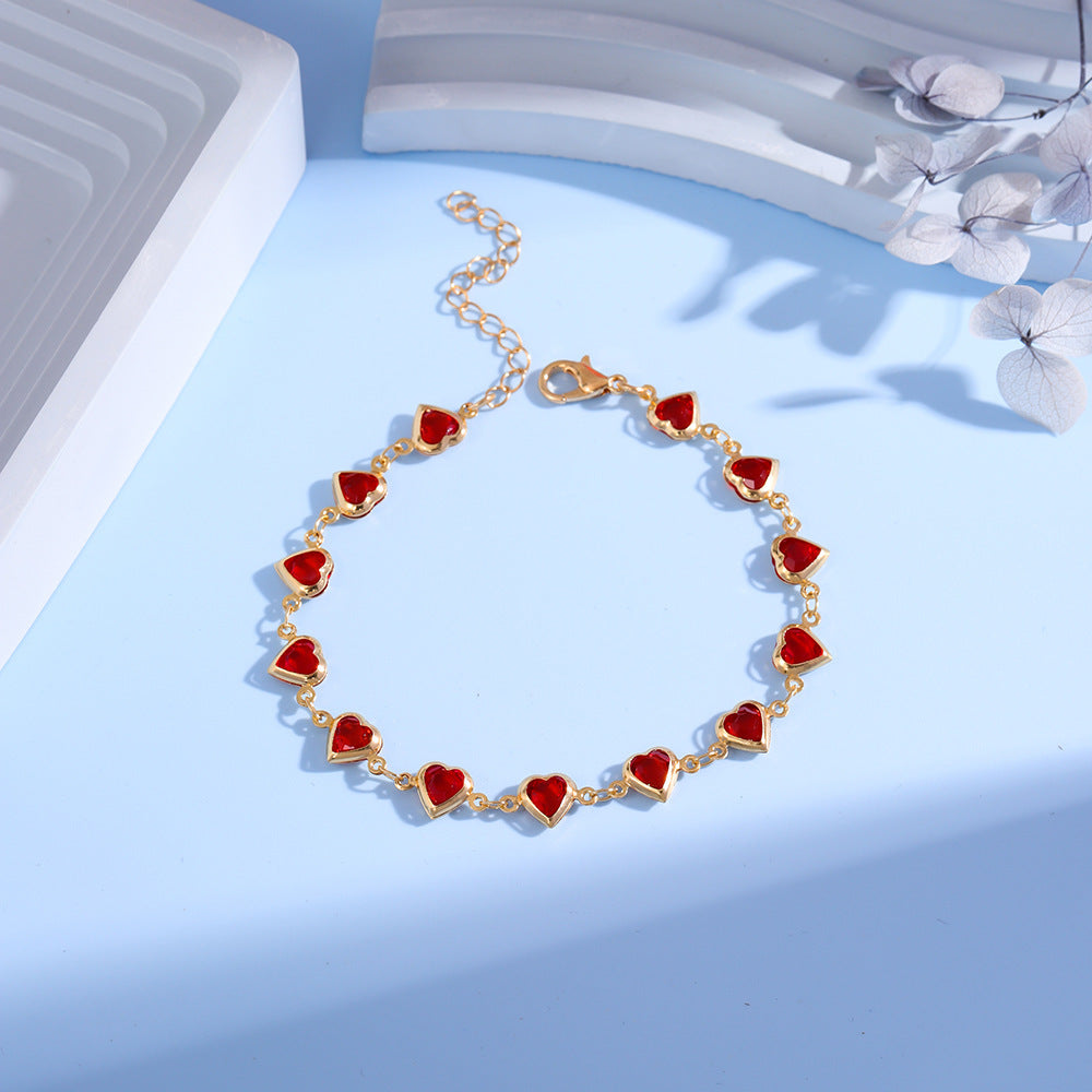 Heart-Shaped Charm Bracelet Stornfield