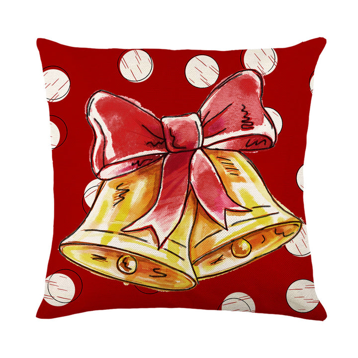 Festive Christmas Tree Decorative Throw Pillow Cover