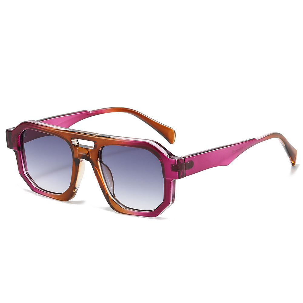 Fashion-Forward Geometric Oversized Sunglasses Stornfield