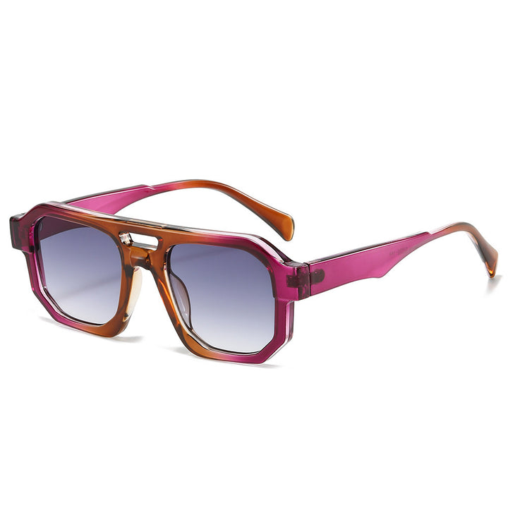 Fashion-Forward Geometric Oversized Sunglasses Stornfield