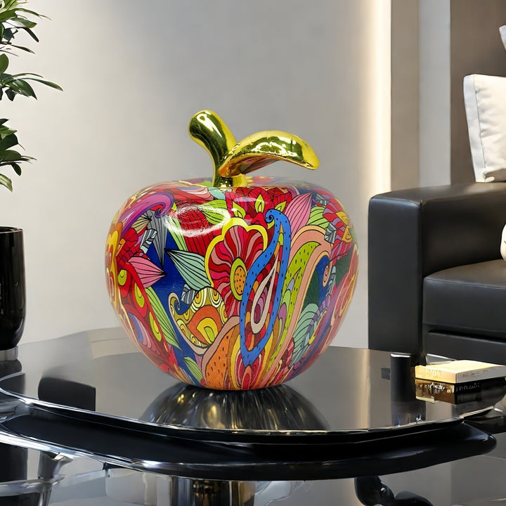 Decorative apple figure with artistic design Stornfield