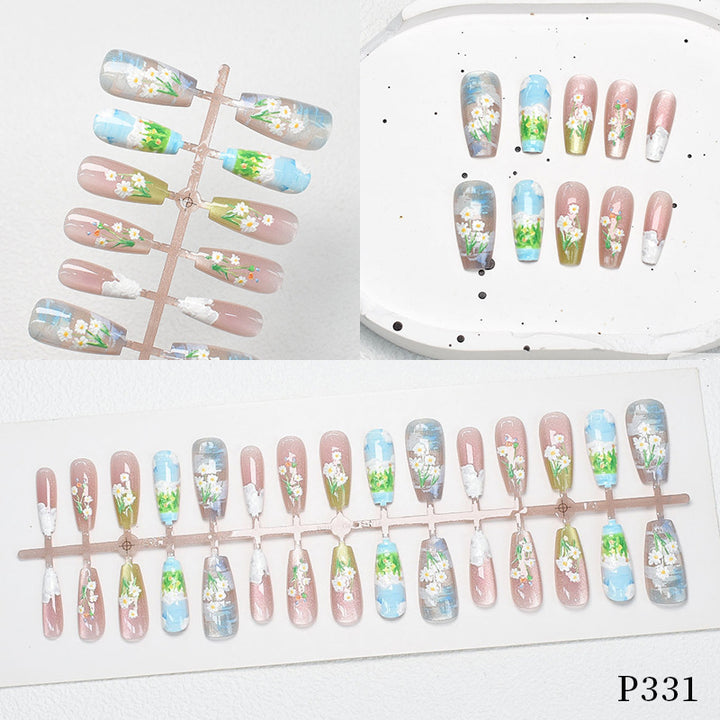 Floral Fantasy Press-On Nail Kit Stornfield