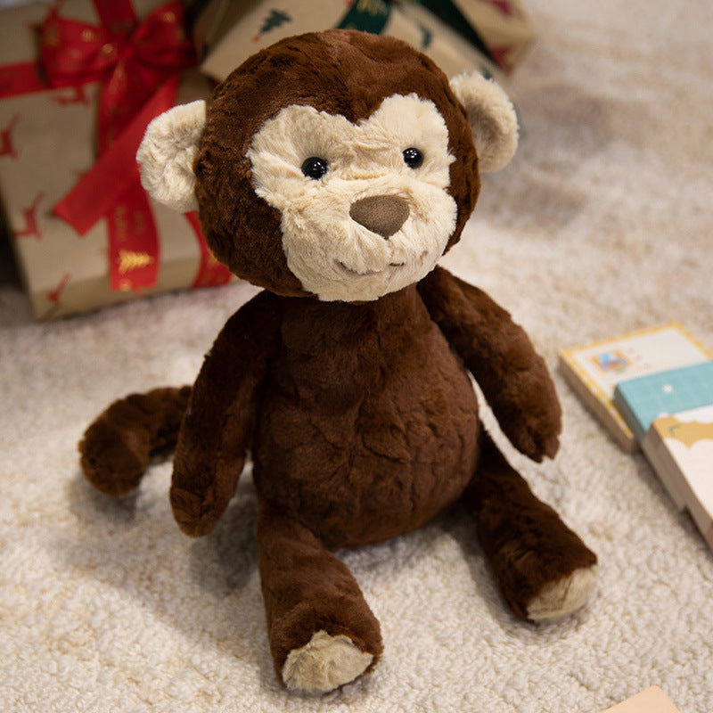 Plush Sitting Long-Limbed Cat Cuddle Companion Stornfield