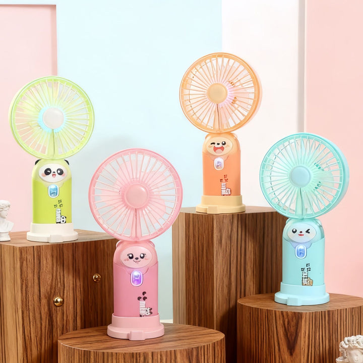 Women's Portable Hand Fan with Cute Rabbit Design Stornfield