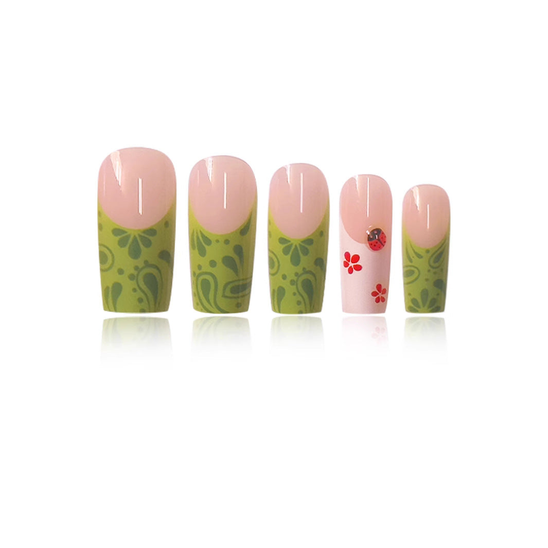 Floral Design Press-On Nail Art Stornfield