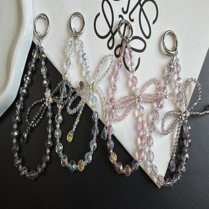 Elegant Crystal Beaded Charm Keychain Stornfield