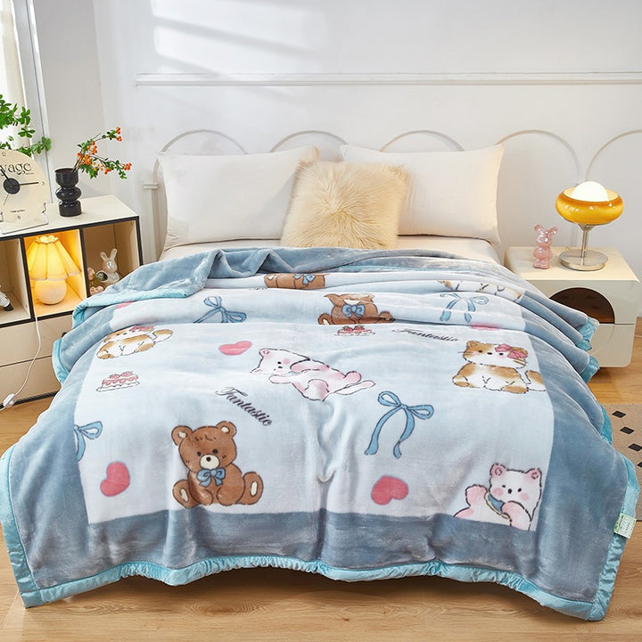 Decorative Fleece Throw Blanket Stornfield