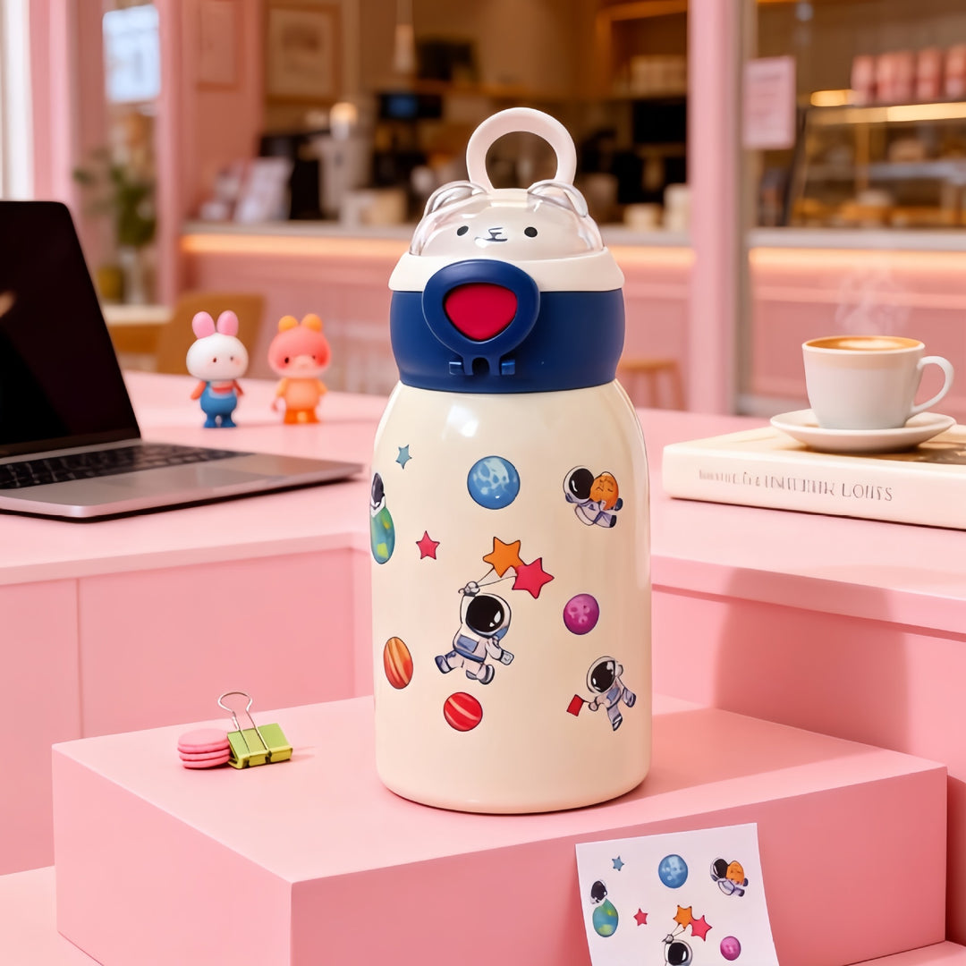 Women's water bottle with unique astronaut design Stornfield