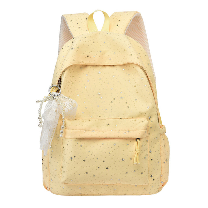 Star-Printed Stylish Backpack Stornfield