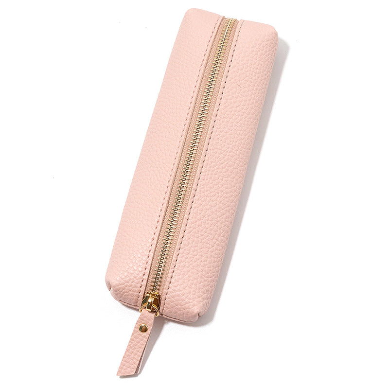 Premium Leather Zippered Pencil Case Stornfield