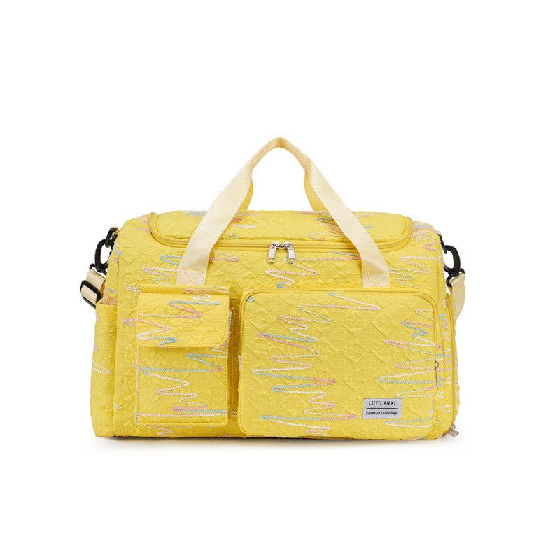 Stylish Quilted Gym Duffle Bag