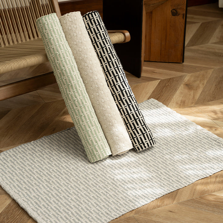 Rectangular placemat made of textured waffle weave Stornfield