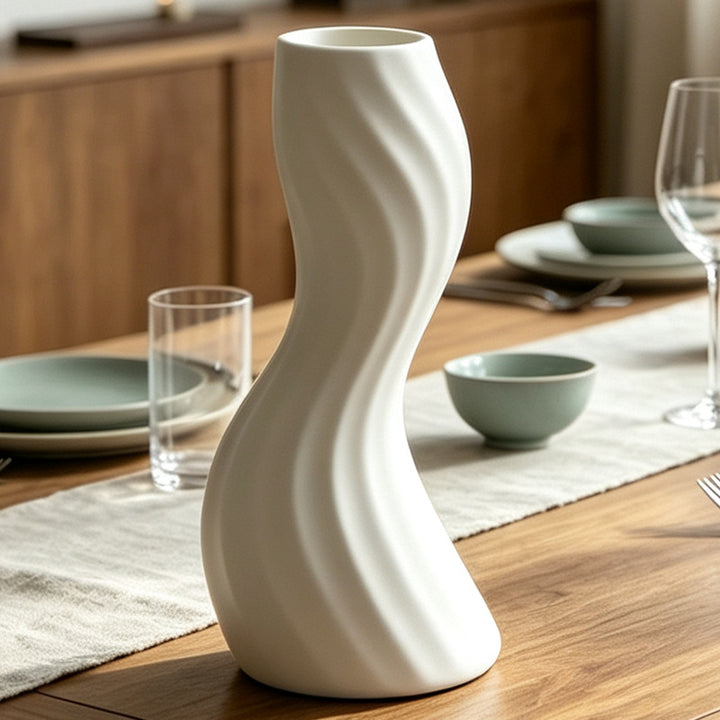 Elegant Twisted Decorative Floor Vase Stornfeild
