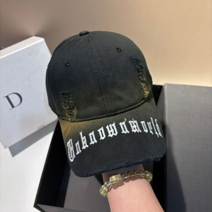 Men's Distressed Graphic Baseball Cap Stornfield