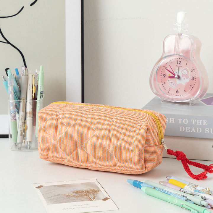 Quilted Zippered Pencil Case Stornfield