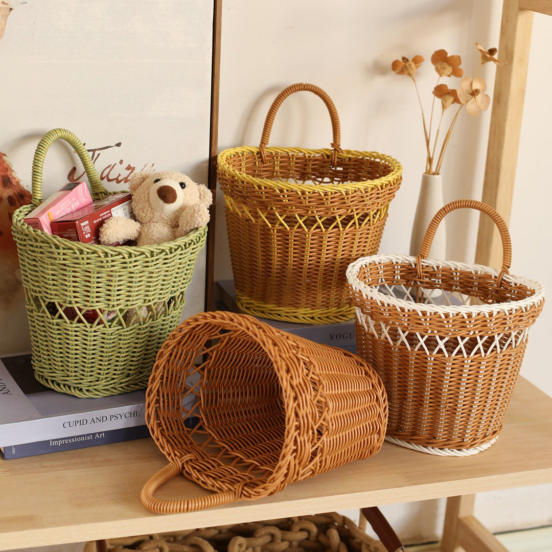 Hanging Woven Storage Basket Stornfield