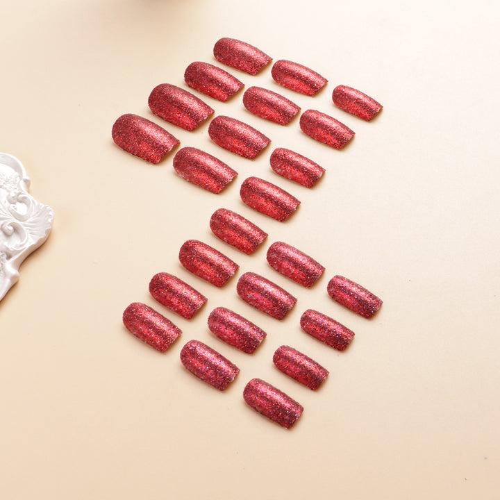Glittering Acrylic Press-On Nail Tips Stornfield
