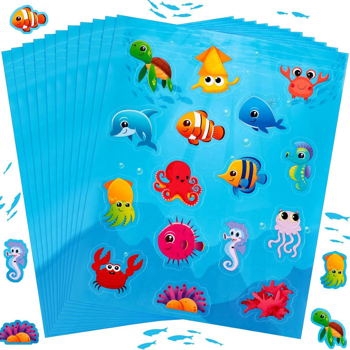 Ocean-Themed Sticker Set Stornfield