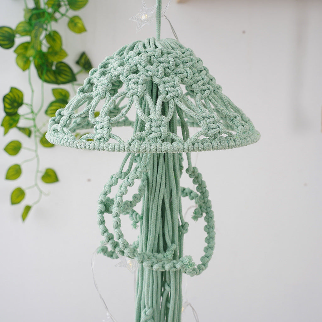 Decorative Macramé Jellyfish Wall Art Stornfield