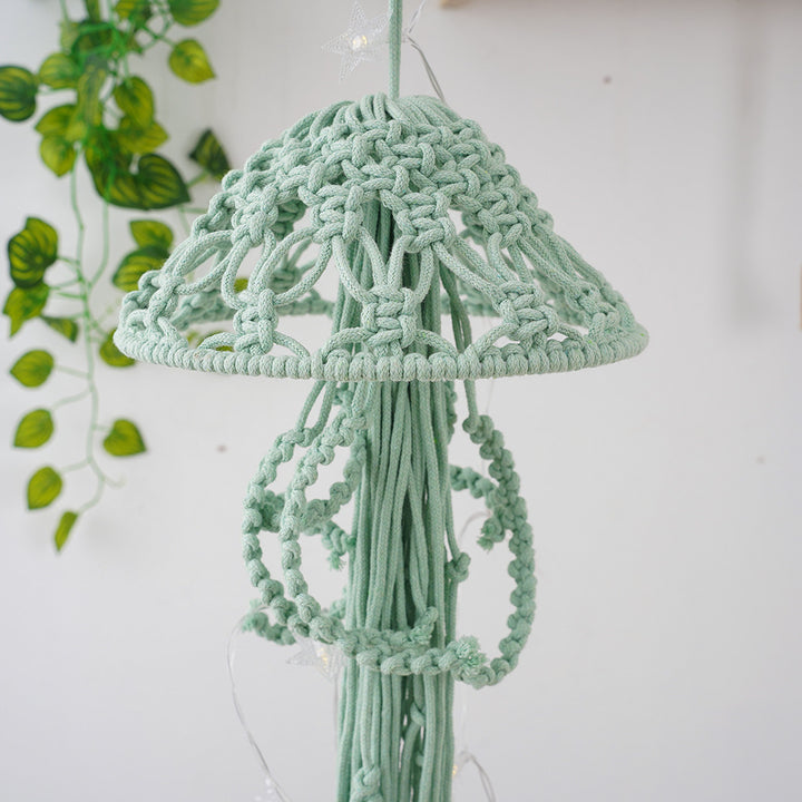 Decorative Macramé Jellyfish Wall Art Stornfield