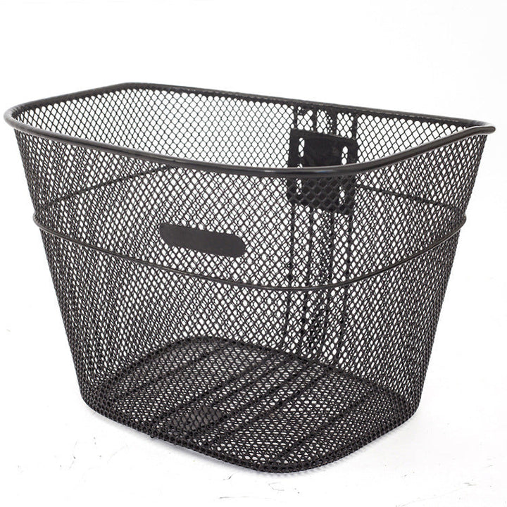 ventilated steel mesh bicycle front basket with quick-release bracket Stornfield