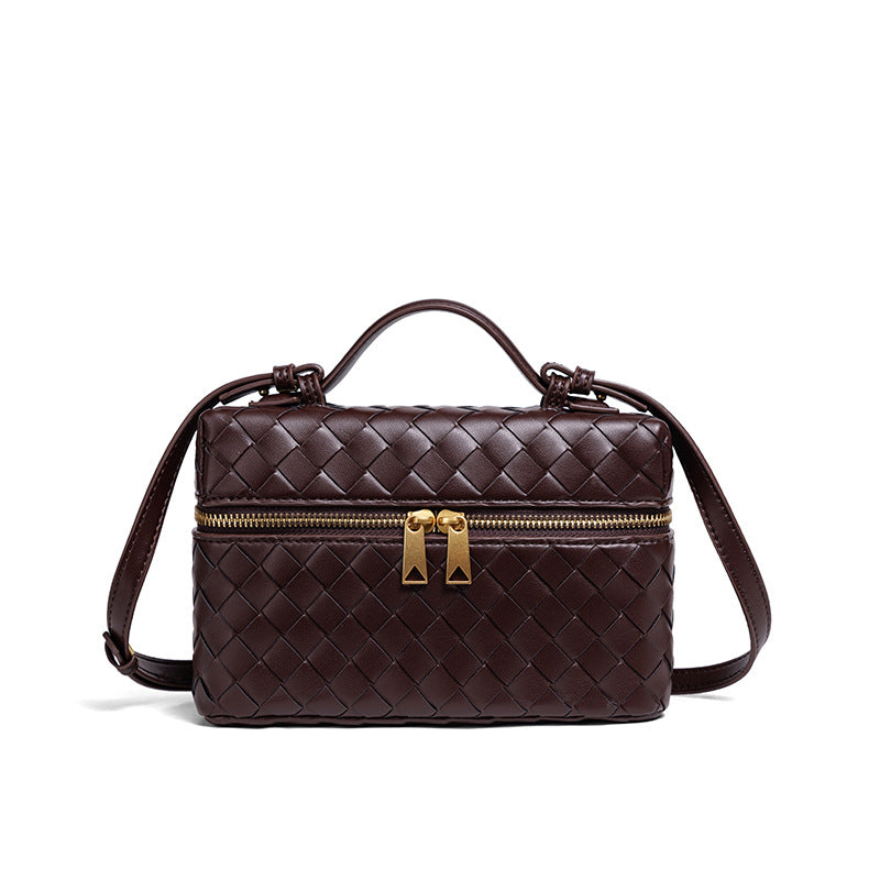 Structured Woven Satchel Bag Stornfield