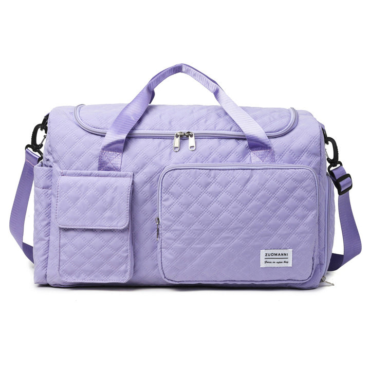 Quilted Multi-Compartment Travel Duffel Stornfield