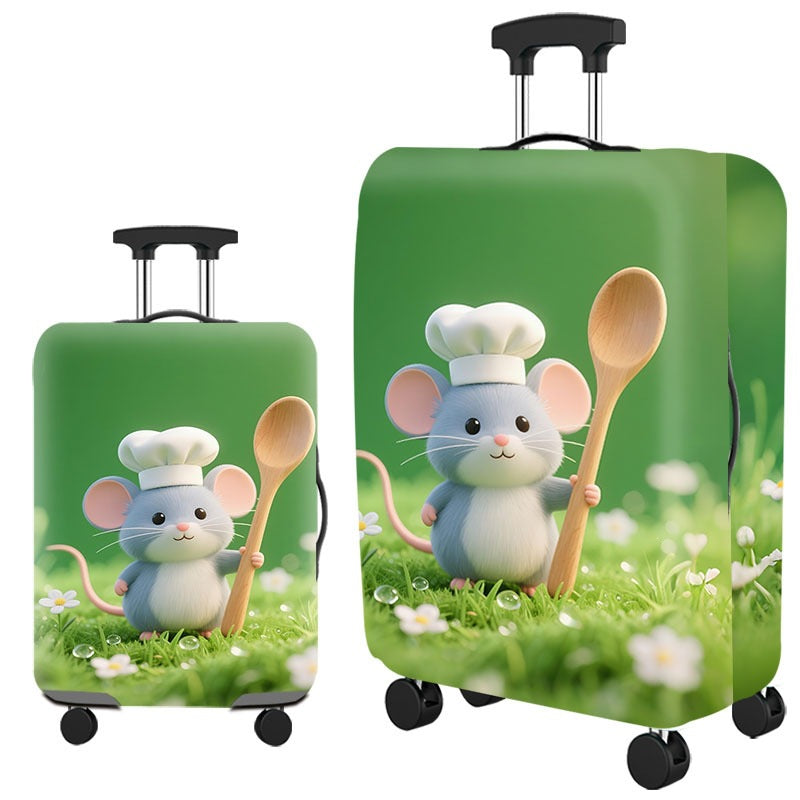 Artistic Cat-Themed Hard Shell Suitcase Stornfield