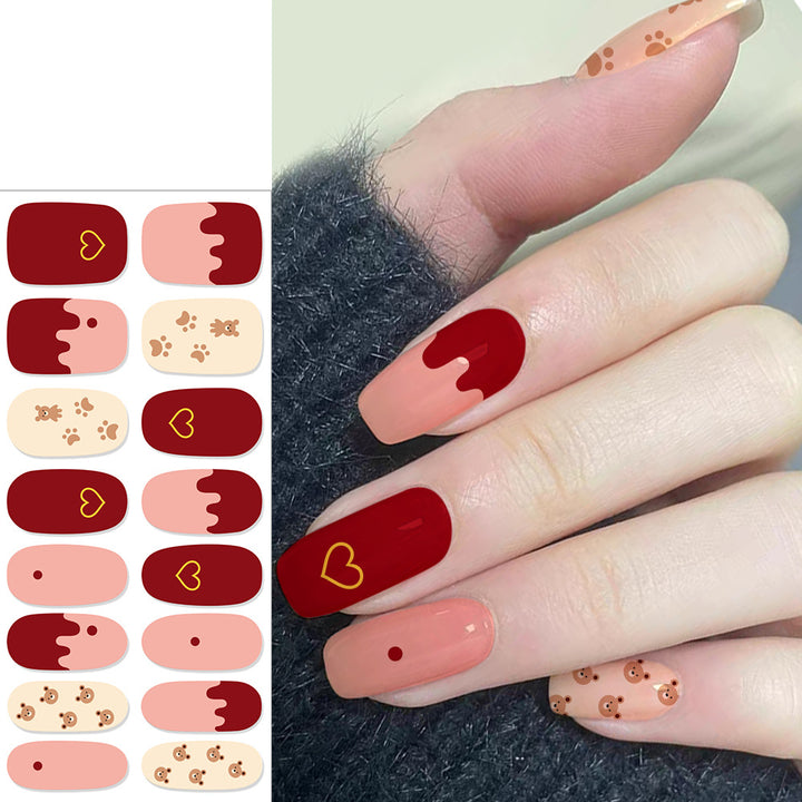 Colorful Nail Art Sticker Set