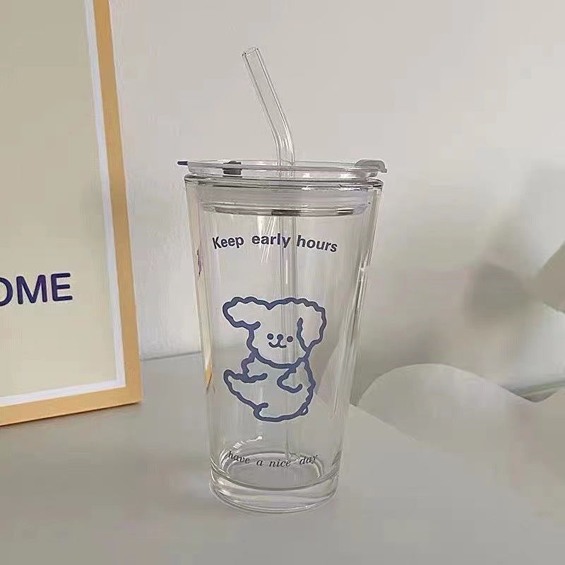 Ladies funny Tritan drinking cup with lid and straw Stornfield