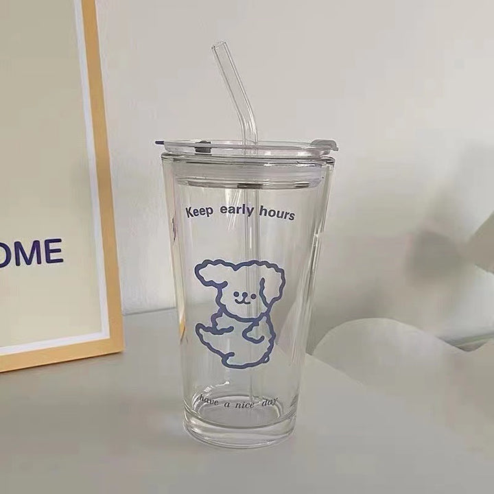 Ladies funny Tritan drinking cup with lid and straw Stornfield