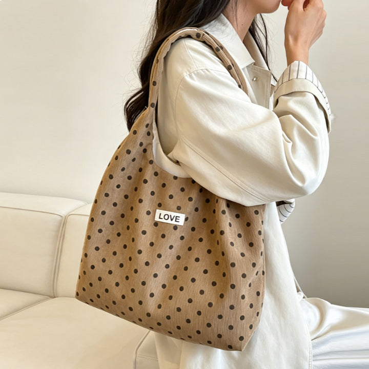 Casual Polka Dot Tote Bag Stornfield