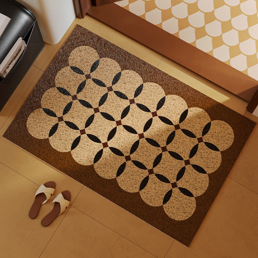 Geometric Pattern Entrance Mat