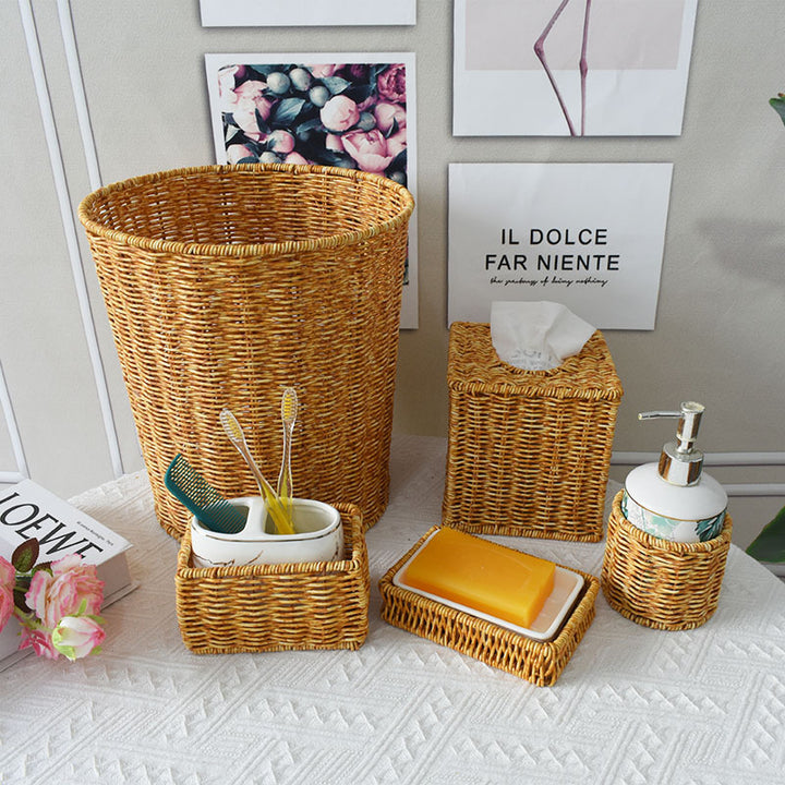 Woven Rectangular Storage Basket Stornfield