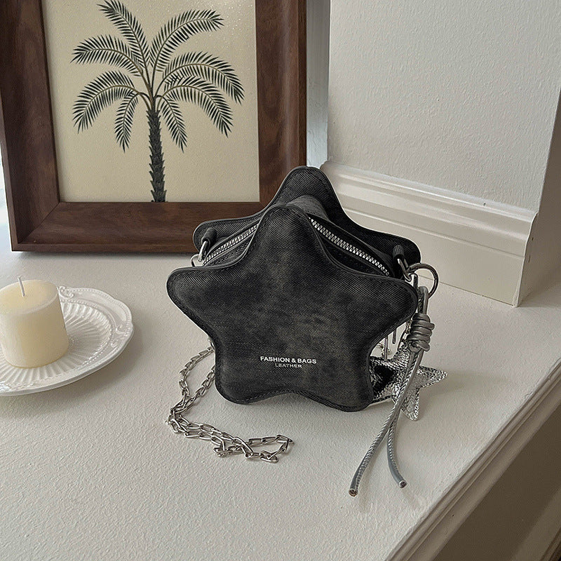 Star-Shaped Mini Crossbody Bag