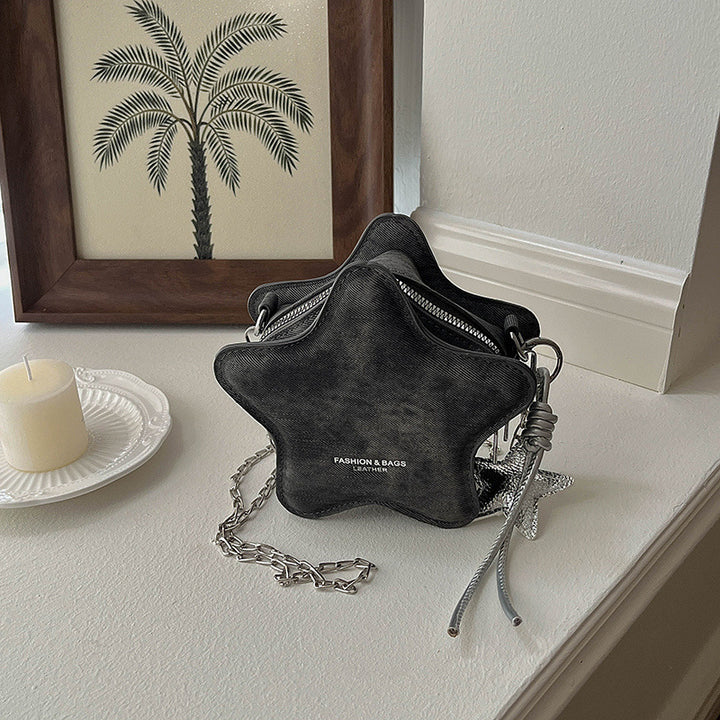 Star-Shaped Mini Crossbody Bag