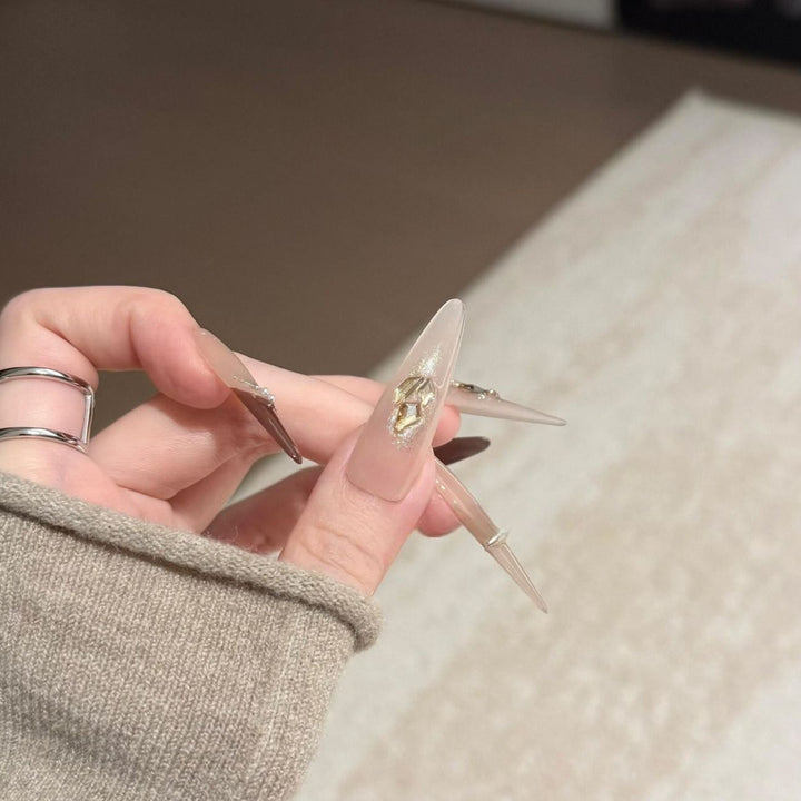 Artificial nails with sparkling accents Stornfield