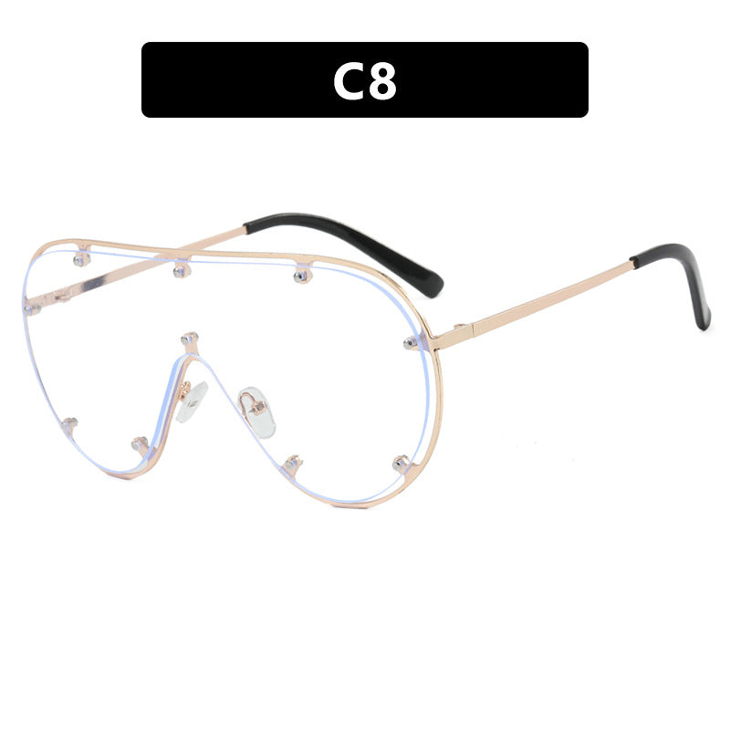 Women's fashionable oversized sunglasses in stylish retro design Stornfield