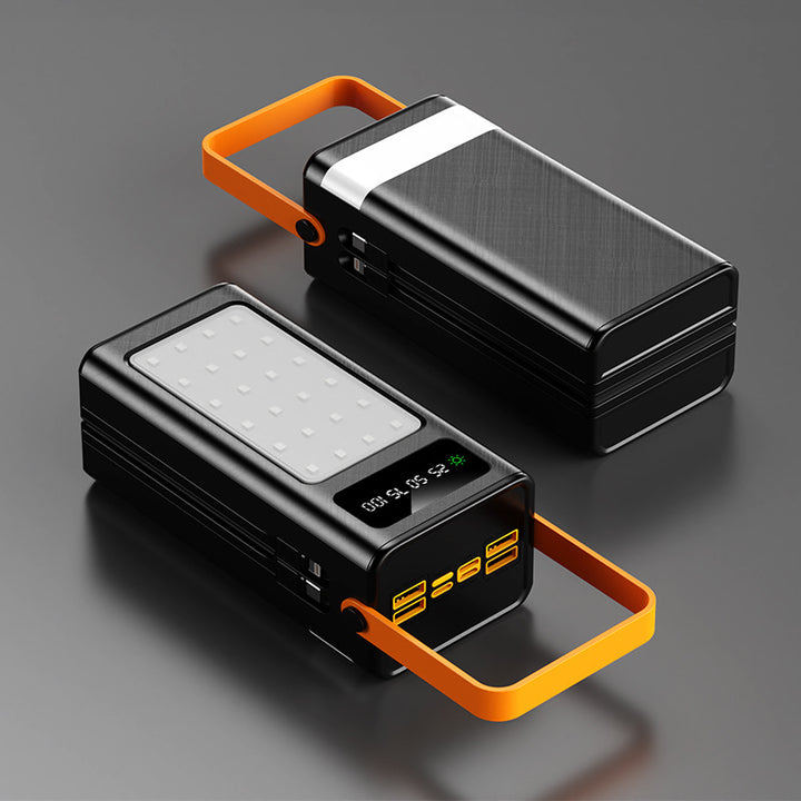 portable power bank with integrated LED light and digital display Stornfield