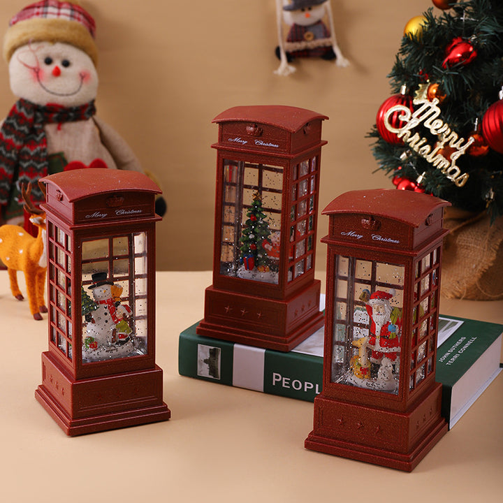 Nostalgic Christmas lantern with snowman motif Stornfield