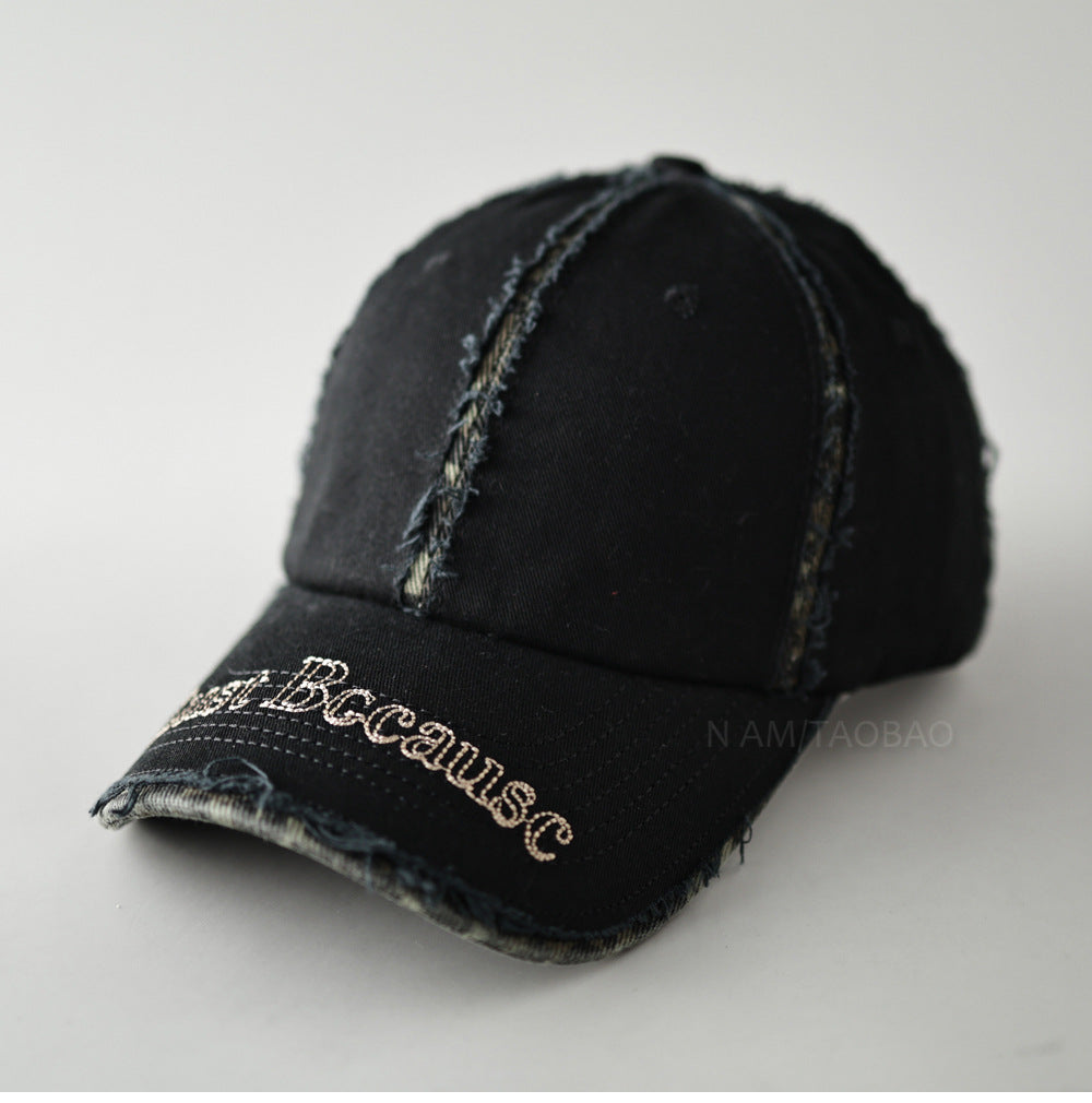 Men's Distressed Vintage-Inspired Baseball Cap Stornfield