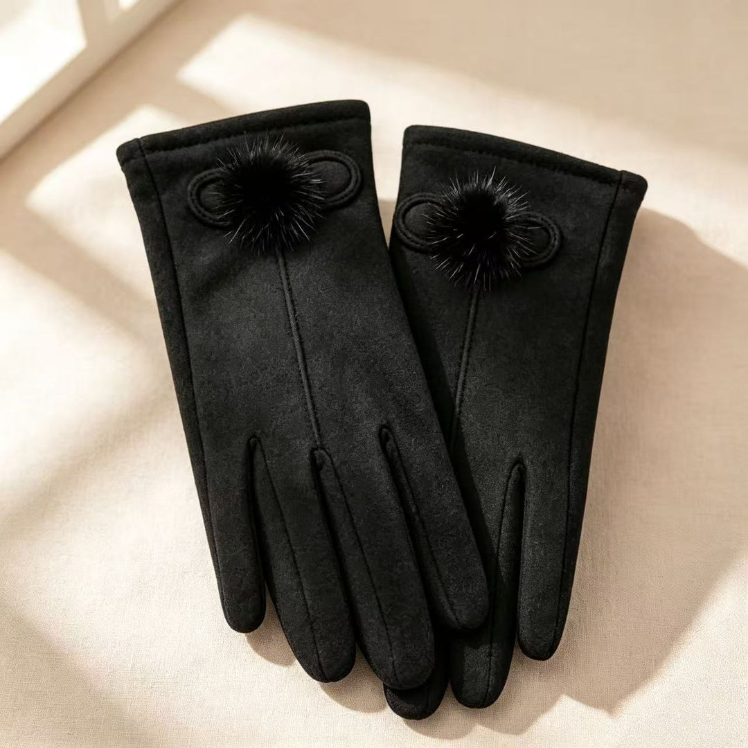 Winter Plaid Pattern Touchscreen Gloves Stornfield