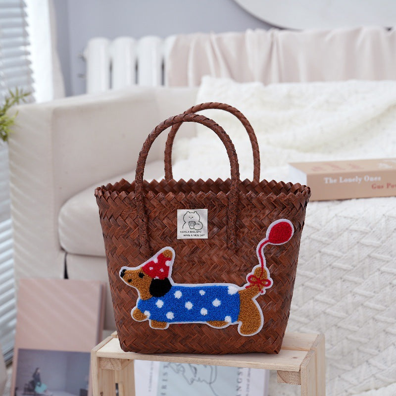 Handcrafted Basket Bag Made of High-Quality Material Stornfield
