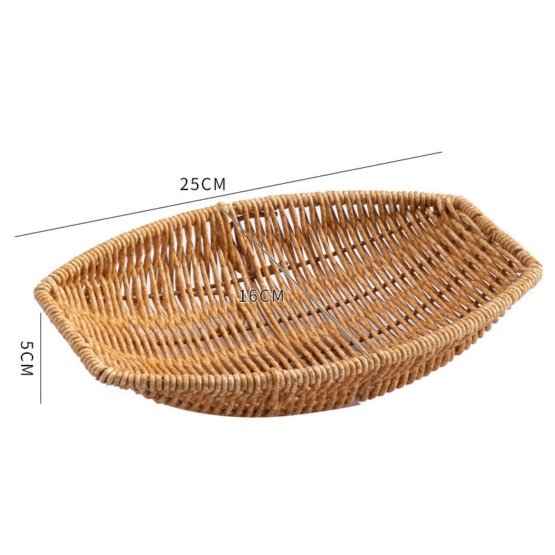 Decorative Handwoven Serving Tray Stornfield