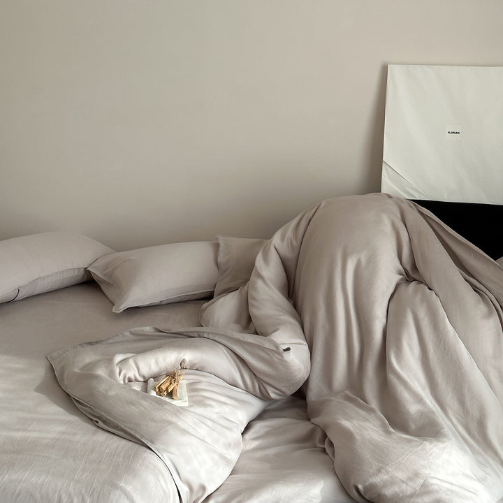 High-quality cotton percale bed linen with an extra soft feel and hidden zipper